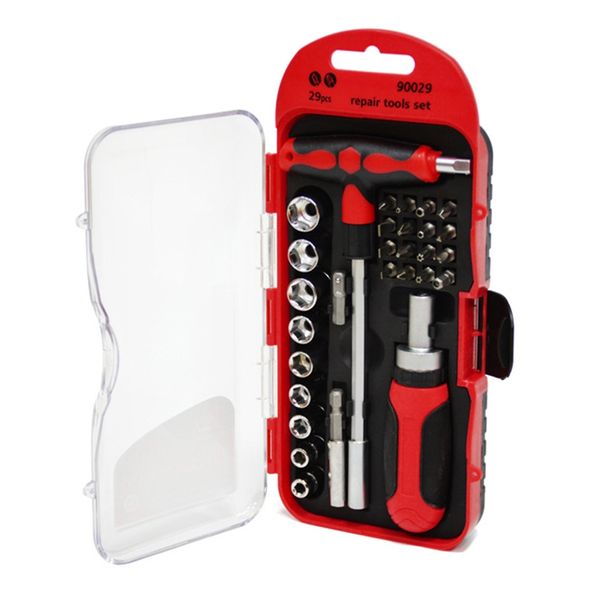 29pcs socket wrench set ratchet wrench for bicycle motorcycle auto repair tool set universal socket
29pcs socket wrench set ratchet wrench for bicycle motorcycle auto repair tool set universal socket