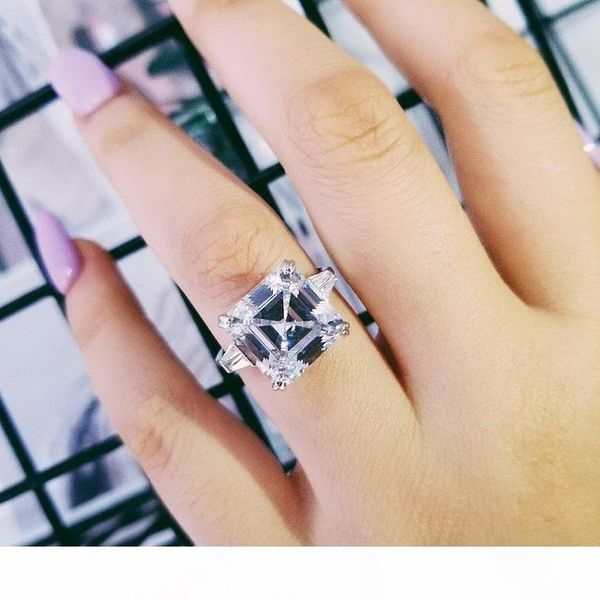 new real 925 sterling silver luxury asscher cut diamond wedding engagement ring for women silver radiant cut ring jewelry n64
new real 925 sterling silver luxury asscher cut diamond wedding engagement ring for women silver radiant cut ring jewelry n64