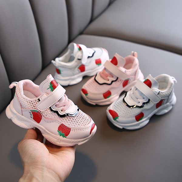 children's breathable mesh sweet cute strawberry casual mesh rubber strawberry sports shoes non-slip girls sports shoes, Black
children's breathable mesh sweet cute strawberry casual mesh rubber strawberry sports shoes non-slip girls sports shoes, Black