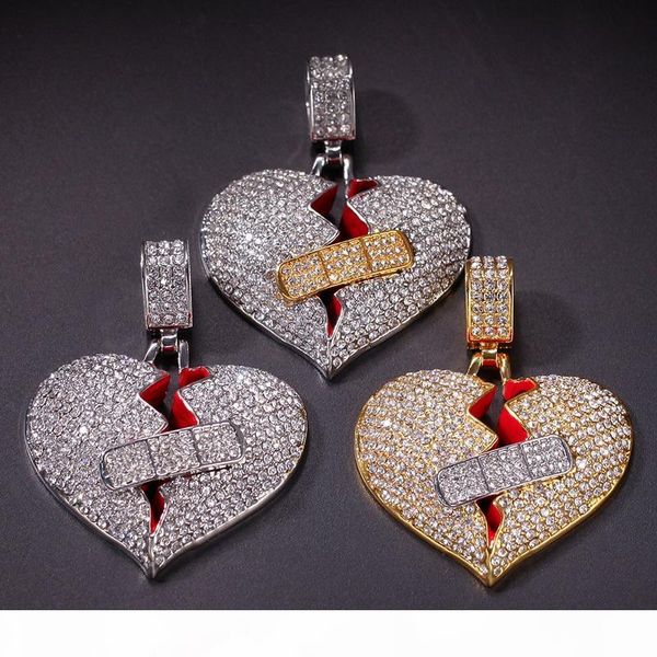 mens ожерелье iced out сердце ожерелье мода broken heart бинты ожерелье хип-хоп ювелирные изделия, Silver
mens ожерелье iced out сердце ожерелье мода broken heart бинты ожерелье хип-хоп ювелирные изделия, Silver