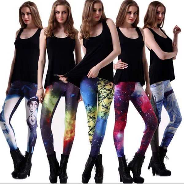 women's leggings sports for women dance skinny digital printing starry sky pants fitness mujer legins o5a096, Black
women's leggings sports for women dance skinny digital printing starry sky pants fitness mujer legins o5a096, Black