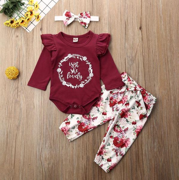 2020 fashion newborn baby girl outfit long sleeve cotton romper jumpsuit+floral pants headband clothes set 0-24m ropa de, White
2020 fashion newborn baby girl outfit long sleeve cotton romper jumpsuit+floral pants headband clothes set 0-24m ropa de, White