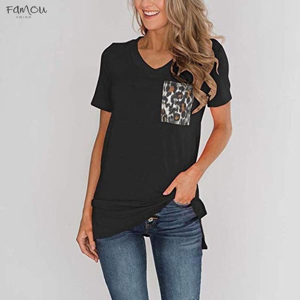 us warehouse womens summer t shirt short sleeves v neck patchwork leopard shirt pocket basic female t shirt camiseta mujer, White
us warehouse womens summer t shirt short sleeves v neck patchwork leopard shirt pocket basic female t shirt camiseta mujer, White
