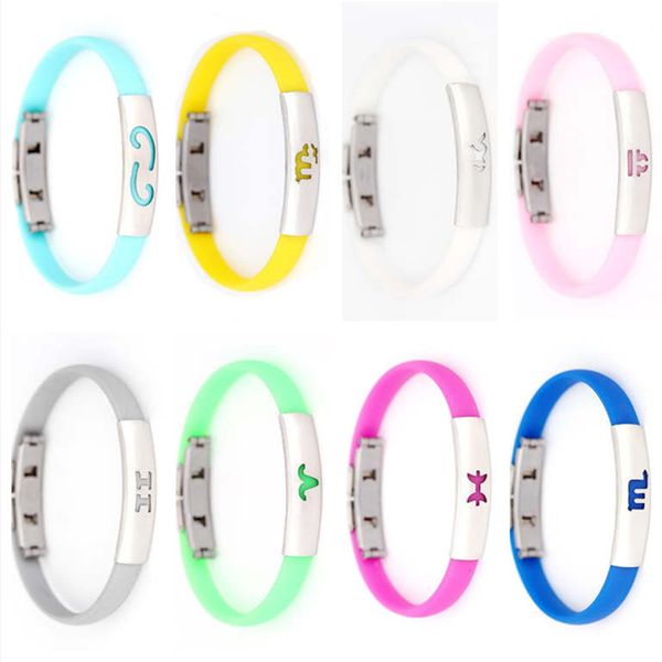 dhl epacket adjustable silicone stainless steel bracelet for children color 12 twelve constellation bracelet djfb367 charm bracelets jewelry, Black
dhl epacket adjustable silicone stainless steel bracelet for children color 12 twelve constellation bracelet djfb367 charm bracelets jewelry, Black