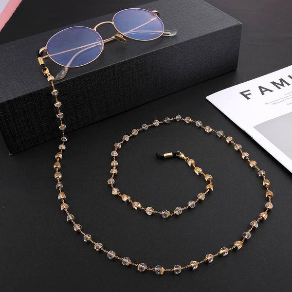 skyrim women crystal beaded glasses chain gold color metal eyeglasses lanyards strap rope eyewear cord chains for sunglasses, Silver
skyrim women crystal beaded glasses chain gold color metal eyeglasses lanyards strap rope eyewear cord chains for sunglasses, Silver
