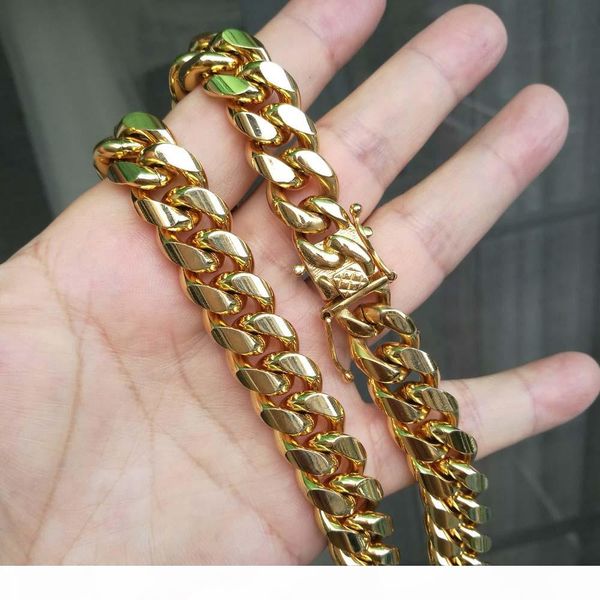 2018 new 8mm 10mm 12mm 14mm stainless steel curb cuban chain necklace boys mens fashion chain dragon clasp gold rosegold jewelry, Silver
2018 new 8mm 10mm 12mm 14mm stainless steel curb cuban chain necklace boys mens fashion chain dragon clasp gold rosegold jewelry, Silver