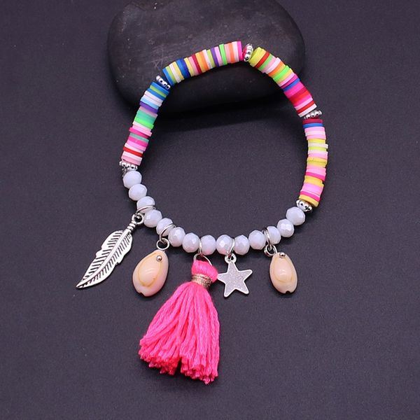bohemian handmade beaded bracelet fashion crystal shell tassel lady bracelet exquisite colored beads beaded jewelry, Black
bohemian handmade beaded bracelet fashion crystal shell tassel lady bracelet exquisite colored beads beaded jewelry, Black