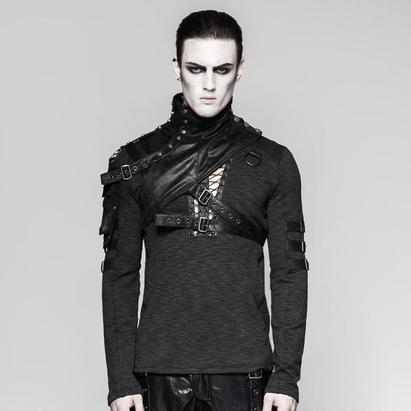 punk rave мужского механического стимпанк кожезаменитель заклепка harness / воротник s-207, Black;blue
punk rave мужского механического стимпанк кожезаменитель заклепка harness / воротник s-207, Black;blue