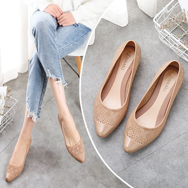2020 new summer cutout jelly shoes woman breathable loafers hollow out jelly flats ladies beach shoes pvc espadrilles for women, Black
2020 new summer cutout jelly shoes woman breathable loafers hollow out jelly flats ladies beach shoes pvc espadrilles for women, Black