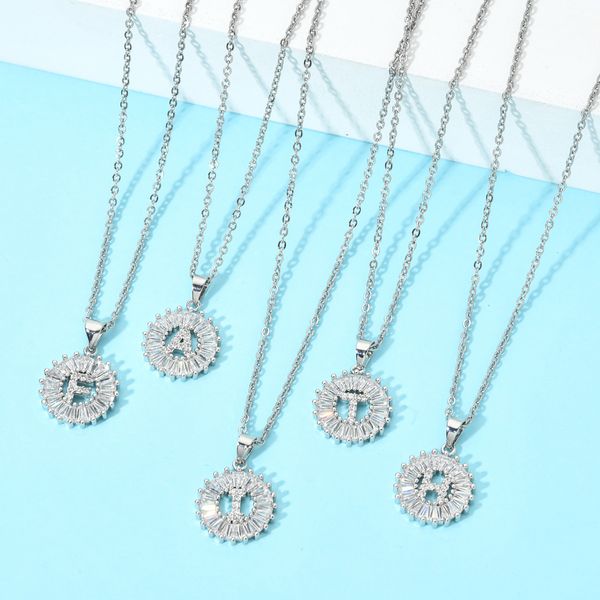 zmzy 26pcs/lots wholesale lots bulk mixed a-z letters chain pendants necklaces women's crystal jewelry silver color cz tennis cx200721
zmzy 26pcs/lots wholesale lots bulk mixed a-z letters chain pendants necklaces women's crystal jewelry silver color cz tennis cx200721