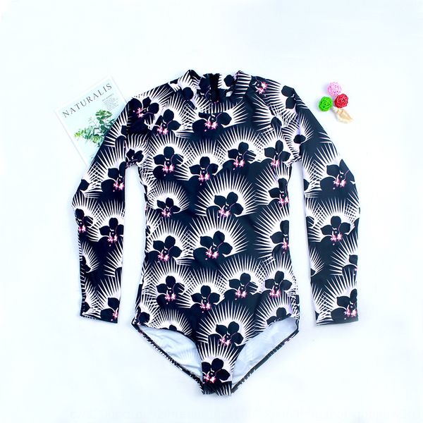 674fj 2019 new long-sleeved surfing water one-piece sunscreen undershirt 2019 new women's long-sleeved swimsuit surfing water swimsuit, White;black
674fj 2019 new long-sleeved surfing water one-piece sunscreen undershirt 2019 new women's long-sleeved swimsuit surfing water swimsuit, White;black