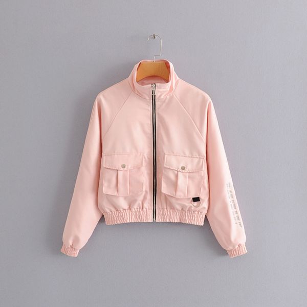 2019 autumn women's new loose casual long-sleeved zipper women's short pocket motorcycle jacket motorcycle jacket, Black;brown
2019 autumn women's new loose casual long-sleeved zipper women's short pocket motorcycle jacket motorcycle jacket, Black;brown