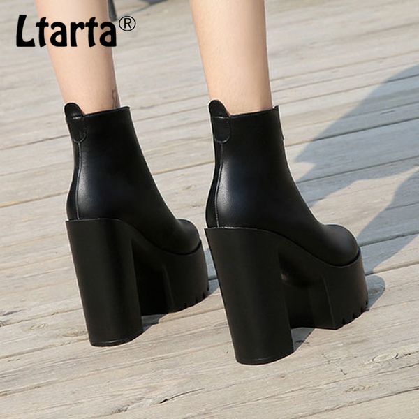 ltarta women 14cm super high shorts boot zipper cake waterproof platform women's shoes models thick boots zyw-659-12, Black
ltarta women 14cm super high shorts boot zipper cake waterproof platform women's shoes models thick boots zyw-659-12, Black