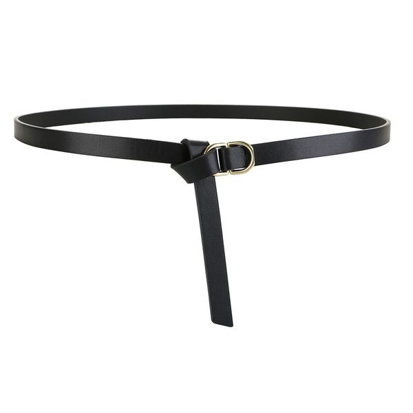 women soft leather knot belt thin fashion ladies double ring buckle waist strap reversible cowhide long belts jeans, Black;brown
women soft leather knot belt thin fashion ladies double ring buckle waist strap reversible cowhide long belts jeans, Black;brown