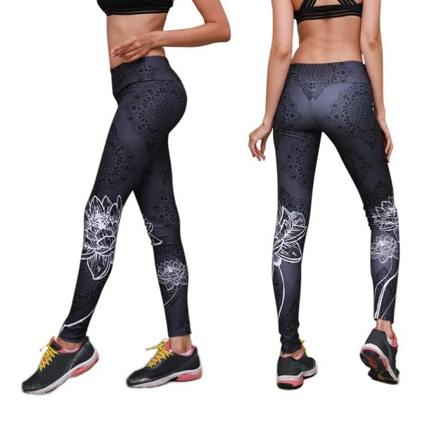 women fitness yoga pants floral high waist gymwear sports push up leggings women yoga gym energy durable decor, White;red
women fitness yoga pants floral high waist gymwear sports push up leggings women yoga gym energy durable decor, White;red