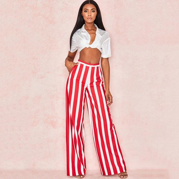 high waist striped summer pants streetwear casual loose womens clothing high waist wide leg pants pocket elegant long trousers, Black;white
high waist striped summer pants streetwear casual loose womens clothing high waist wide leg pants pocket elegant long trousers, Black;white