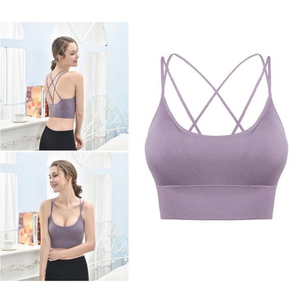 running jerseys shockproof push up bra underwear cross-strap undergarment yoga vest for sports (grey purple, size s), Black;blue
running jerseys shockproof push up bra underwear cross-strap undergarment yoga vest for sports (grey purple, size s), Black;blue