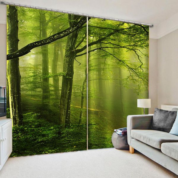 luxury blackout 3d window curtains for living room bedroom decoration blackout curtains green forest curtain
luxury blackout 3d window curtains for living room bedroom decoration blackout curtains green forest curtain