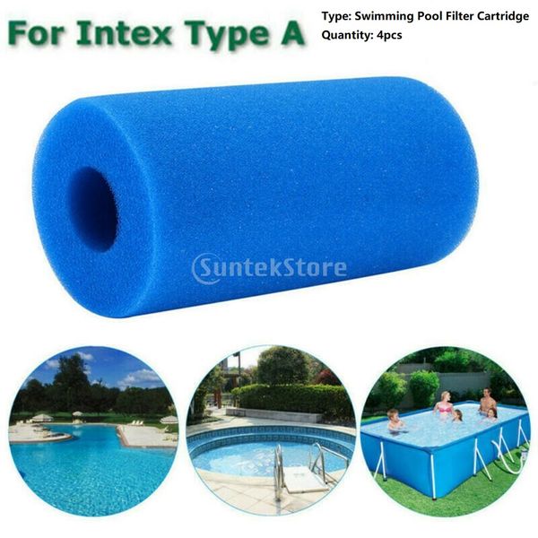 4pcs new for intex type a swimming pool filter foam cartridge foam filter 
4pcs new for intex type a swimming pool filter foam cartridge foam filter