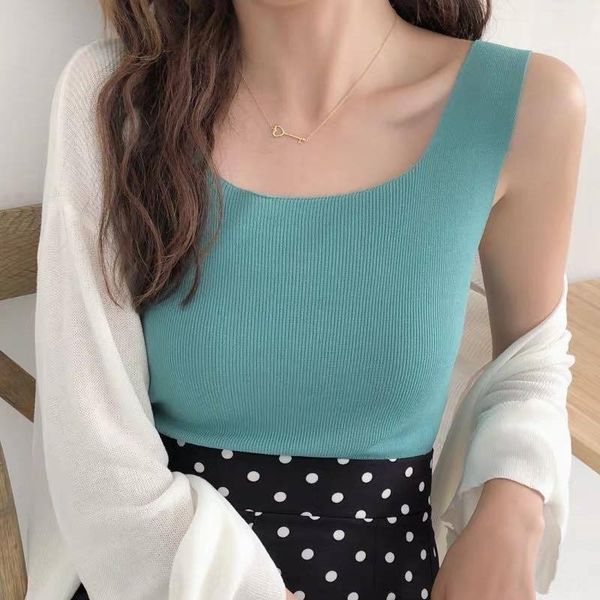 vfjwy new korean style camisole vest casual solid color heart machine square collar base knitted vest women's short slim sleeveless sma, Camo
vfjwy new korean style camisole vest casual solid color heart machine square collar base knitted vest women's short slim sleeveless sma, Camo