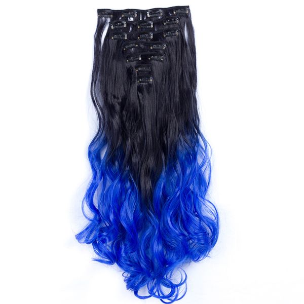 wholesale 7-piece set of gradient false hair 22 inch medium lenght curly hair synthetic hair for women, Black;brown
wholesale 7-piece set of gradient false hair 22 inch medium lenght curly hair synthetic hair for women, Black;brown