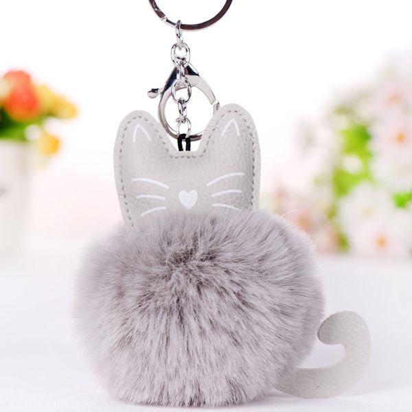 creative cartoon cute fur cat pendant ball fur ball key chain car key chain bag plush pendant, Silver
creative cartoon cute fur cat pendant ball fur ball key chain car key chain bag plush pendant, Silver