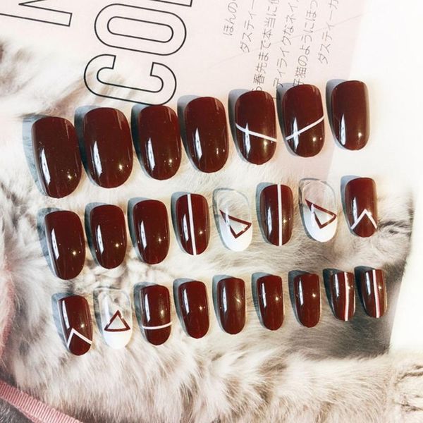 24 pcs bright finished false nails long round design full cover artificial nails beauty for gilrs women back adhesived, Red;gold
24 pcs bright finished false nails long round design full cover artificial nails beauty for gilrs women back adhesived, Red;gold