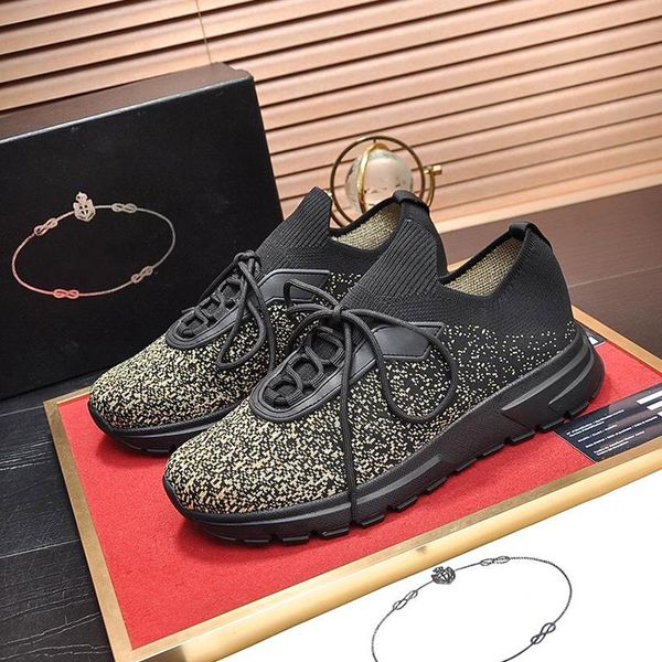 mens shoes breathable prax 01 knit fabric sneakers scarpe da uomo men shoes casual rubber sole plus size with origin box chaussures hommes, Black
mens shoes breathable prax 01 knit fabric sneakers scarpe da uomo men shoes casual rubber sole plus size with origin box chaussures hommes, Black