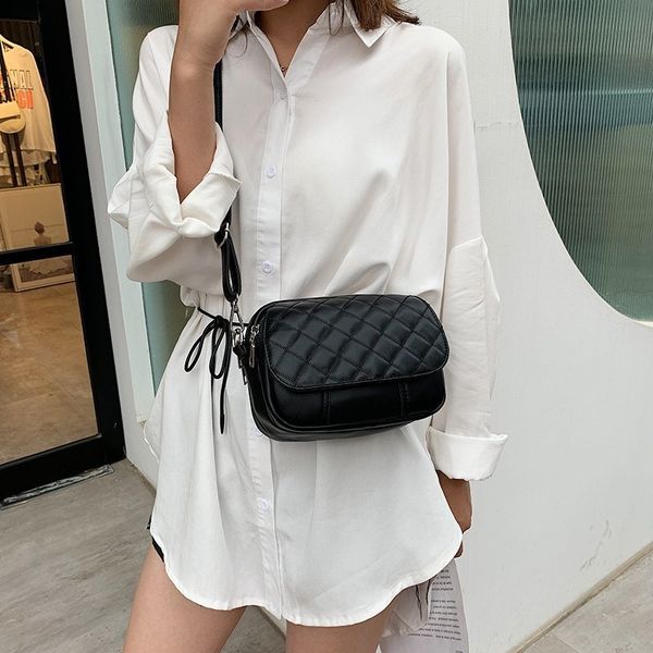 women 2020 new fashion women's fashion embroidery shoulder bag thread small xiangfeng lingge all-match shoulder messenger bag, White
women 2020 new fashion women's fashion embroidery shoulder bag thread small xiangfeng lingge all-match shoulder messenger bag, White