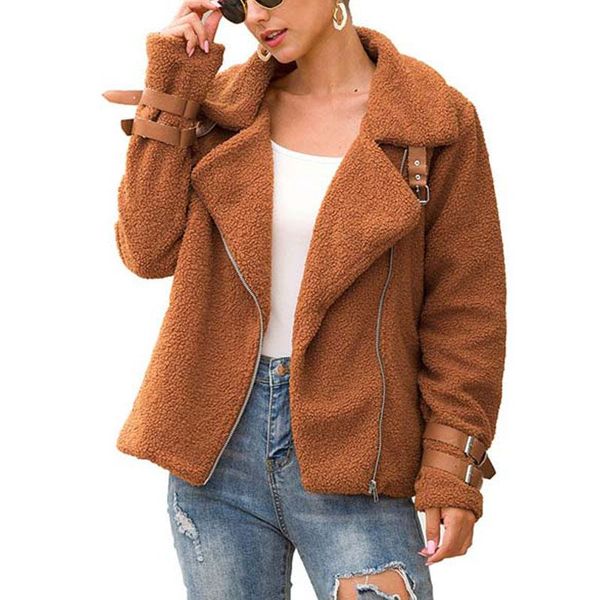 autumn teddy bear coat women faux leather fur coat ladies thick plus size plush motorcycle jacket female winter jackets, Black
autumn teddy bear coat women faux leather fur coat ladies thick plus size plush motorcycle jacket female winter jackets, Black