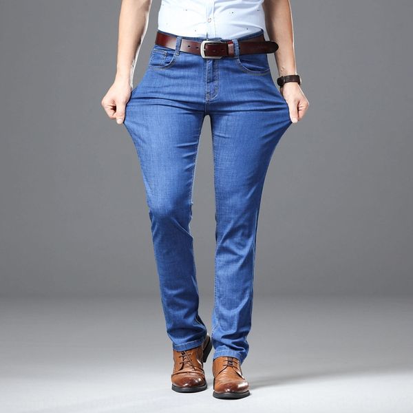 jeans ultra-thin loose casual slim fit straight trendy men's long pants autumn men's pants ice jeans and trousers and trousers sil, Blue
jeans ultra-thin loose casual slim fit straight trendy men's long pants autumn men's pants ice jeans and trousers and trousers sil, Blue
