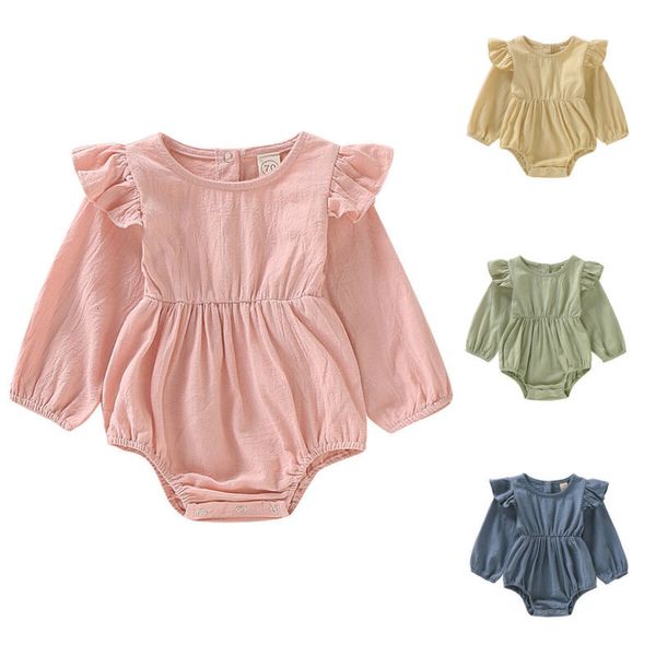 0-24m toddler baby girls rompers clothes spring autumn solid ruffle long sleeve romper jumpsuit infant princess outfits clothes, Blue
0-24m toddler baby girls rompers clothes spring autumn solid ruffle long sleeve romper jumpsuit infant princess outfits clothes, Blue