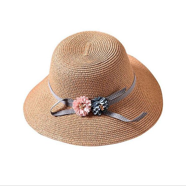female summer travel flowers bow fisherman straw hat fashion parent-child shade beach holiday beach hat, Blue;gray
female summer travel flowers bow fisherman straw hat fashion parent-child shade beach holiday beach hat, Blue;gray