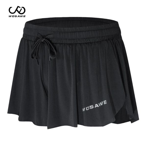 wosawe 2020 women cycling skirt breathable soft cycling clothes bicycle riding 3d gel pad women outerwear bottom short skirt