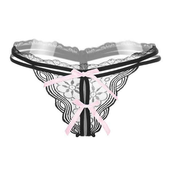 summer new ladies low waist underwear transparent lace temptation ultra-thin thong t pants, Black;pink
summer new ladies low waist underwear transparent lace temptation ultra-thin thong t pants, Black;pink