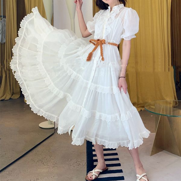 runway dress designers 2020 summer women elegangt ruffles embroidery cotton pleated long dress, Black;gray
runway dress designers 2020 summer women elegangt ruffles embroidery cotton pleated long dress, Black;gray