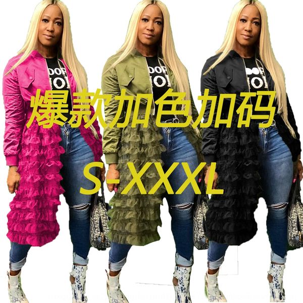 5072 new fashion zipper solid color jacket + mesh coat lace skirt lace skirt coat, Black;brown
5072 new fashion zipper solid color jacket + mesh coat lace skirt lace skirt coat, Black;brown