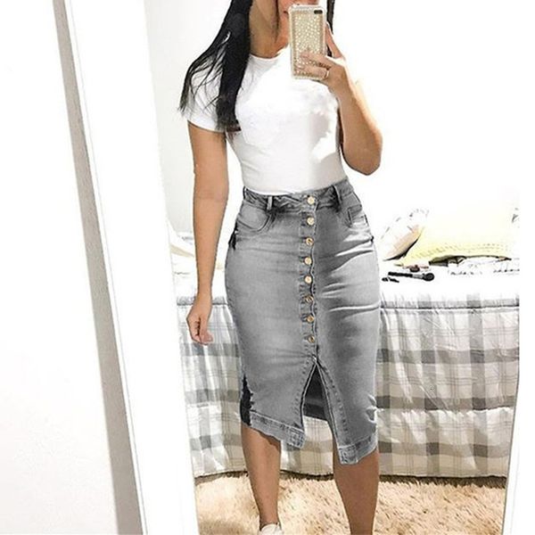 denim skirt women high waist long a line skirt women summer casual solid high street fashion female streetwear split skirts, Black
denim skirt women high waist long a line skirt women summer casual solid high street fashion female streetwear split skirts, Black