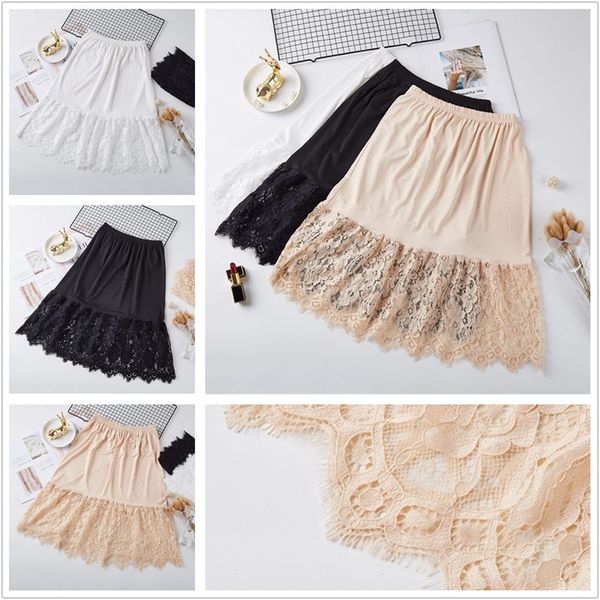 skirts women skirt extender knee lace slip hollow length a-line half extenders zjm9298, Black
skirts women skirt extender knee lace slip hollow length a-line half extenders zjm9298, Black