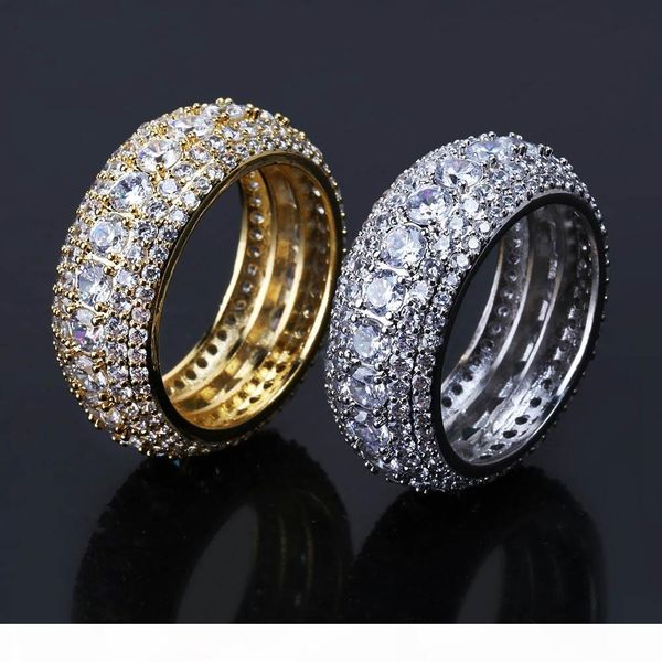 mens ring vintage hip hop jewelry zircon iced out copper rings luxury gold silver plated five row drill fashion jewelry wholesale
mens ring vintage hip hop jewelry zircon iced out copper rings luxury gold silver plated five row drill fashion jewelry wholesale