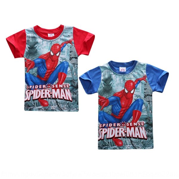 2020 new cartoon summer t-shirt boys short clothing children's sleeve t-shirt spider children's clothing, Blue
2020 new cartoon summer t-shirt boys short clothing children's sleeve t-shirt spider children's clothing, Blue