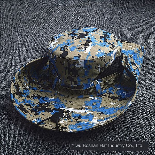 zuid2 camouflage jungle beni large edge sun-proof sunshade fishing men's outdoor mountaineering bucket bucket hat leisure fisherman hat, Blue;gray
zuid2 camouflage jungle beni large edge sun-proof sunshade fishing men's outdoor mountaineering bucket bucket hat leisure fisherman hat, Blue;gray