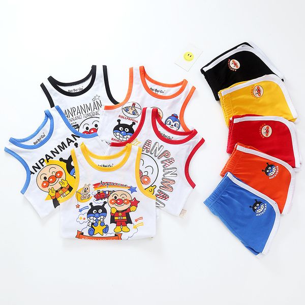 2pcs children's vest suit bread vest+shorts outfits for boys 100% cotton toddler baby summer clothes set, White
2pcs children's vest suit bread vest+shorts outfits for boys 100% cotton toddler baby summer clothes set, White