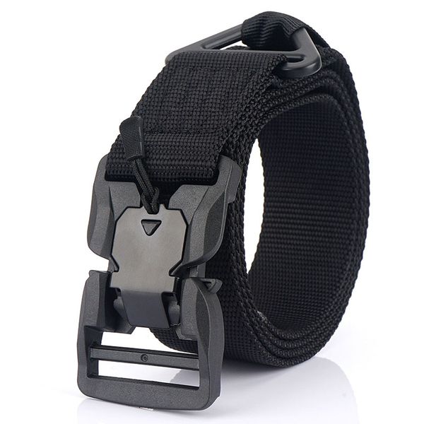 men belt magnetic buckle tactical canvas belt outdoor training multifunctional army belts male nylon jeans strap, Black;brown
men belt magnetic buckle tactical canvas belt outdoor training multifunctional army belts male nylon jeans strap, Black;brown