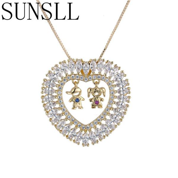 sunsll golden color copper multi-color cubic zirconia boy and girl pendant necklaces women's fashion jewelry cobre cz colar, Silver
sunsll golden color copper multi-color cubic zirconia boy and girl pendant necklaces women's fashion jewelry cobre cz colar, Silver