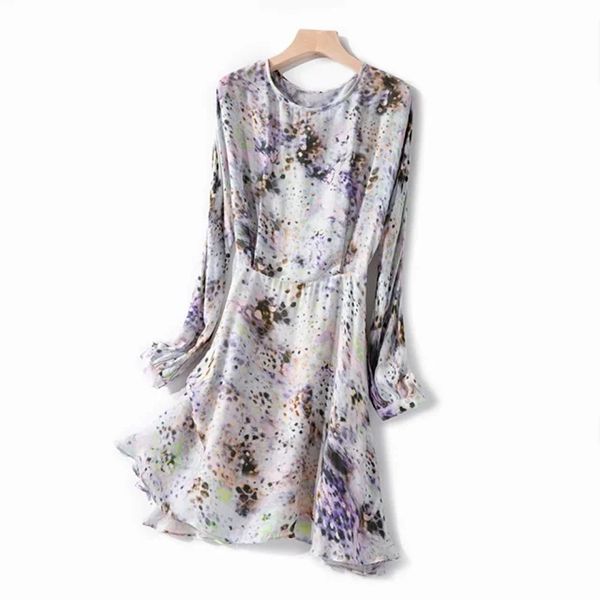 women's o-neck irregular dress 2020 early autumn graffiti print long sleeve robe lady knee-length dresses, Black;gray
women's o-neck irregular dress 2020 early autumn graffiti print long sleeve robe lady knee-length dresses, Black;gray