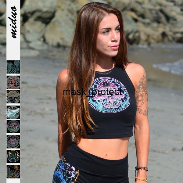 new holy geometry mushroom crop digital printing women's navel vest ultra short style, White
new holy geometry mushroom crop digital printing women's navel vest ultra short style, White