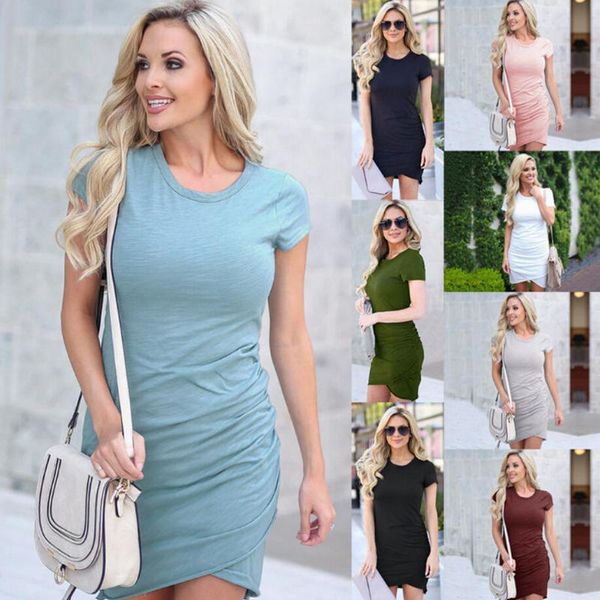 new 2020 summer fashion slim short-sleeved irregular female dress women mini dress party vestido female bodycon, Black;gray
new 2020 summer fashion slim short-sleeved irregular female dress women mini dress party vestido female bodycon, Black;gray
