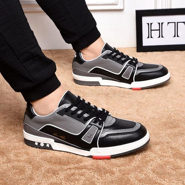 men casual shoes low -sneakers zapatos de hombre with origin box luxury mens shoes trainer sneaker chaussures pour hommes, Black
men casual shoes low -sneakers zapatos de hombre with origin box luxury mens shoes trainer sneaker chaussures pour hommes, Black