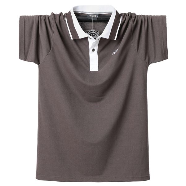 men's polos men shirt mens stripe shirts summer casual cotton short sleeves homme 5xl plus size business work tees, White;black
men's polos men shirt mens stripe shirts summer casual cotton short sleeves homme 5xl plus size business work tees, White;black